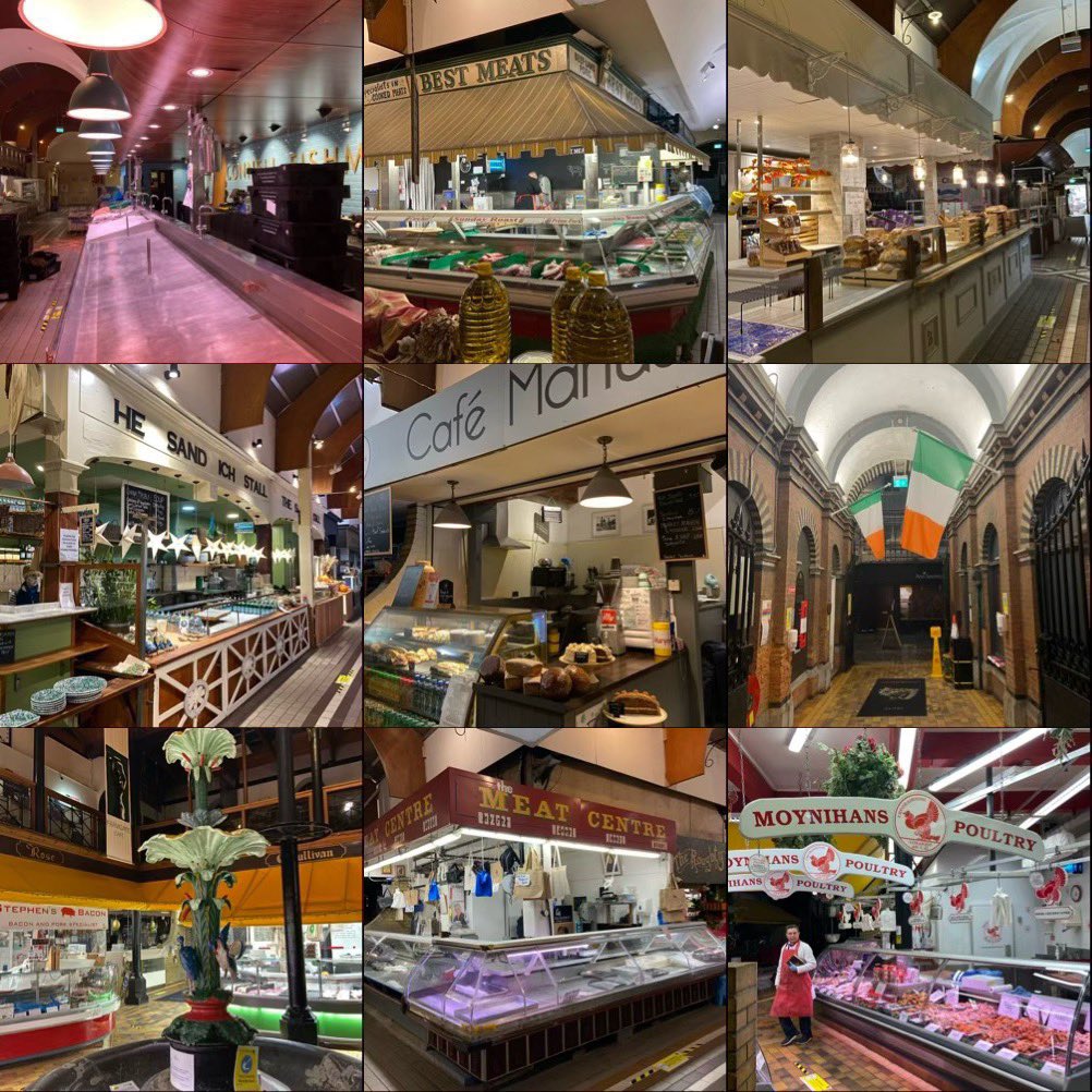 Good morning! Early photo shoot @EnglishMarket Traders are here to serve our city since 1788. If you can’t do your essential shopping most of us have delivery options, click and collect and @Deliveroo_IE #cork #CorkCity #supportbusiness #level5 #IrelandLockdown https://t.co/69Bp28ctsQ