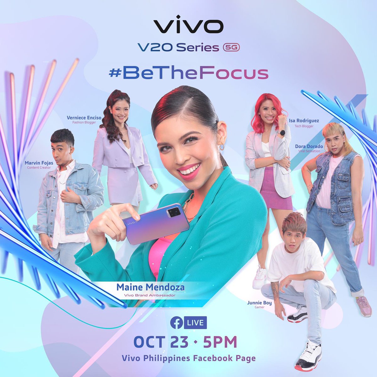 Hello, <a href="/Vivo_Phil/">vivo Philippines</a> fam! Are you excited for tomorrow’s V20 series launch? Tune in at Vivo Philippines Facebook Page at 5pm. See you there! 😊

#vivoV20Series
#BeTheFocus
#MaineForvivoV20series