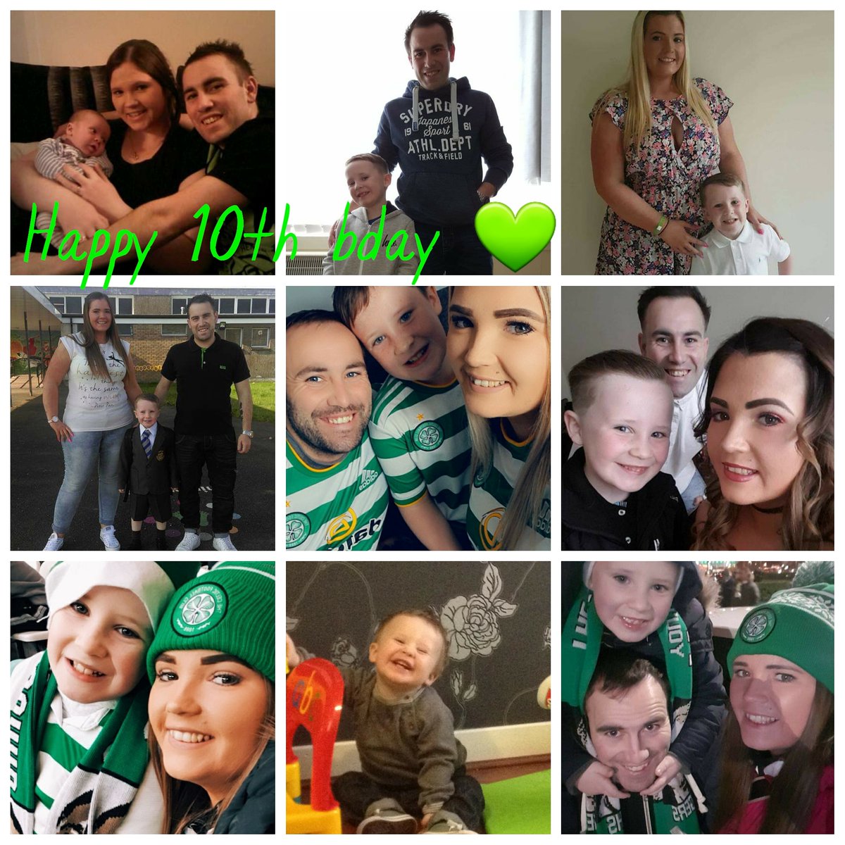 shelly221010's tweet photo. Huge happy 1οΈβ£0οΈβ£th birthday to my bhoyππ₯³πβ Celtic win tonight would be the cherry on top π #hailhail #COYBIG #mybhoy #celticdaft #doubledigits https://t.co/AygIfmkZrM