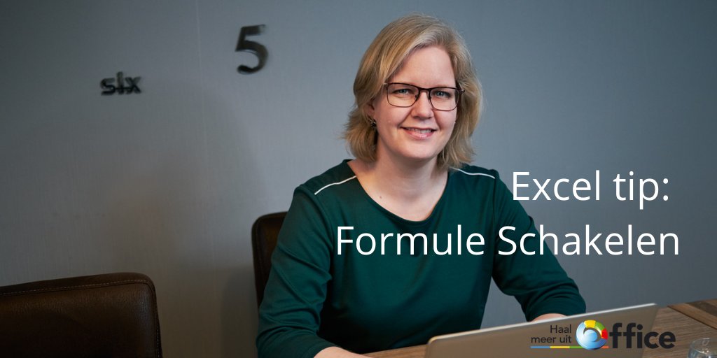 Deze week weer een tip in Excel. Met de formule Schakelen kun je aangeven dat als een cel een bepaalde waarde bevat dat er een uitkomst moet komen. Lees mijn blog hoe dit werkt.
haalmeeruitoffice.nl/formule-schake… 

#tips #secretaresse #Excel