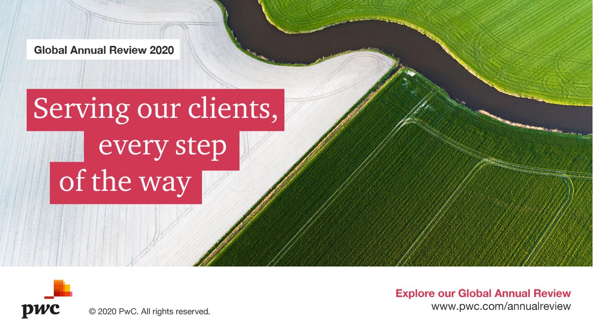 What we do - and how it impacts our clients and society - matters. Our Global Annual Review - now available - explores how our actions are making a difference. See here. pwc.to/GAR20-Impact #PwCProud