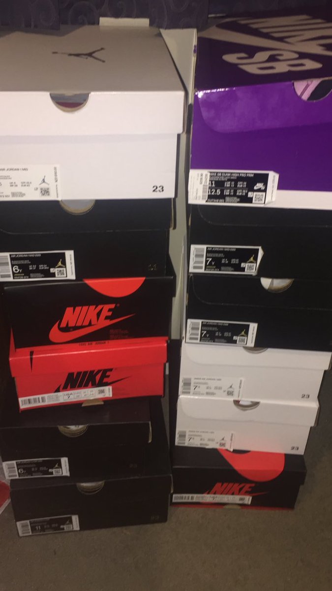 cooksbyrj's tweet photo. just a fraction of the shoes @SneakerguideNz have helped me cop in the past month 📈❤️ https://t.co/KoFjoWZMwg