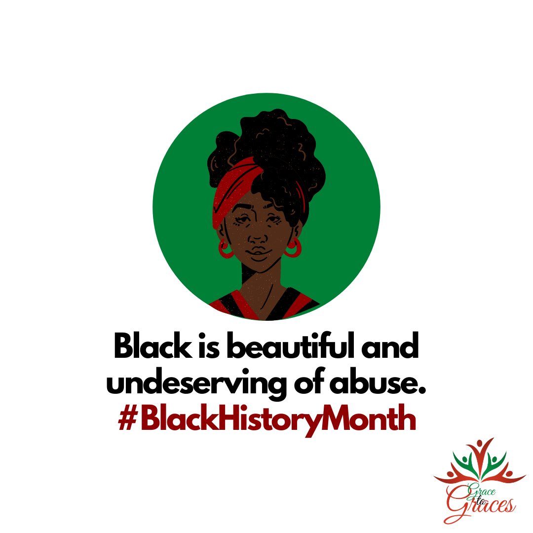 GracetoGraces's tweet photo. We have to stand up against abuse. Being Black does not mean you have to keep quiet about abuse. We need to speak out, break the stigma that Black people stay quiet about domestic abuse. 

#domesticabuse #speakup #notoabuse #awareness #blackwoman #women #support #help #safe https://t.co/mzMJPWfmQO