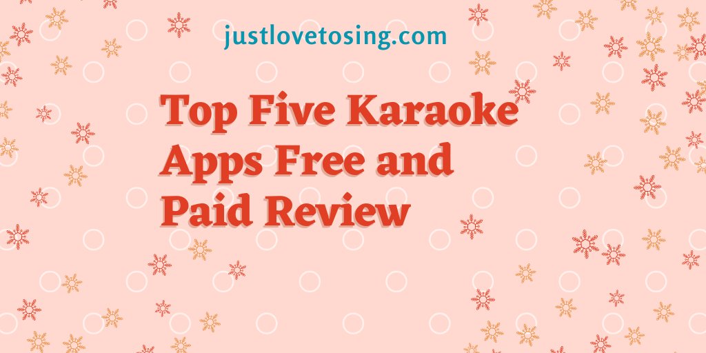 Want to know more about the Top 5 Karaoke Apps? Read below.
#JustLovetoSing #Vocals #Singing #KaraokeApps
https://t.co/TjGaeHGLkB https://t.co/HxBLtuVFrm