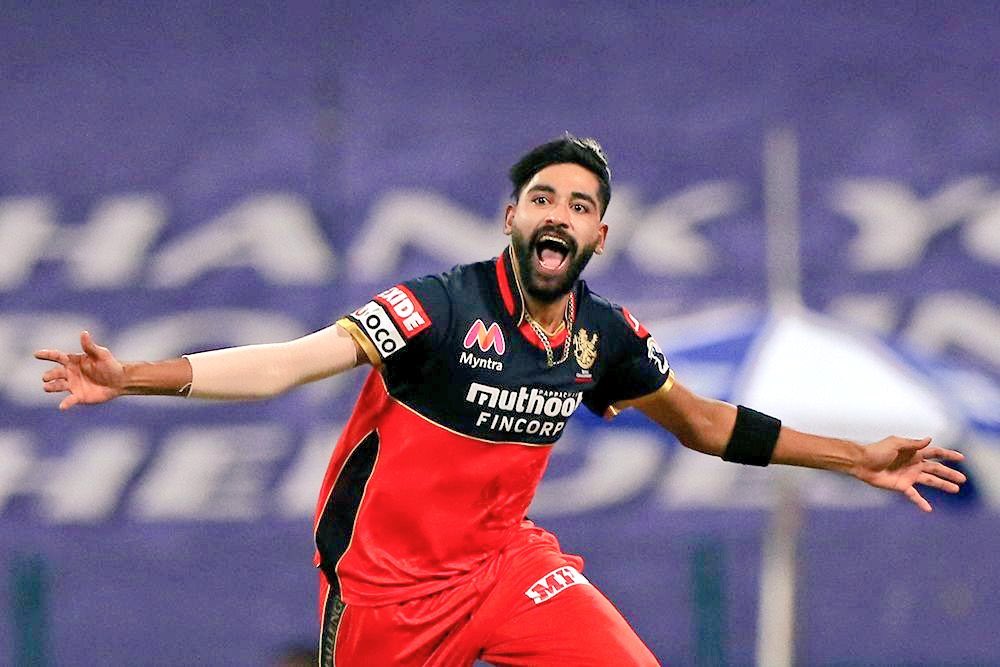Match 39: Mohammad Siraj (4-2-8-3) became the 1st bowler to bowl 2 maiden overs in the IPL. KKR scored 84/8:,lowest score in IPL for a team that didn’t get bowled out. Great bowling effort from RCB. In reply, RCB chased the total in 13.3 overs & are now at No.2 with NRR +0.18