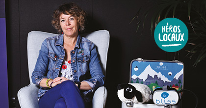 Vous avez remarqué Mélanie ? Nous oui ! <a href="/MlaniePron1/">Mélanie Péron</a> a créé « Bliss » un #dispositif médical innovant de #traitement de la #douleur et de l’anxiété qui utilise la #réalité virtuelle.
▶️Retrouvez la sur heroslocaux.fr 
➡️Découvrez son portrait : heroslocaux.fr/portraits/129-…