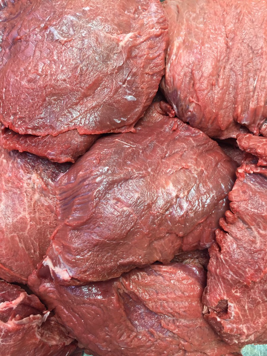 Plenty of fresh ox cheeks in the counter today. Great for the slow cooker.