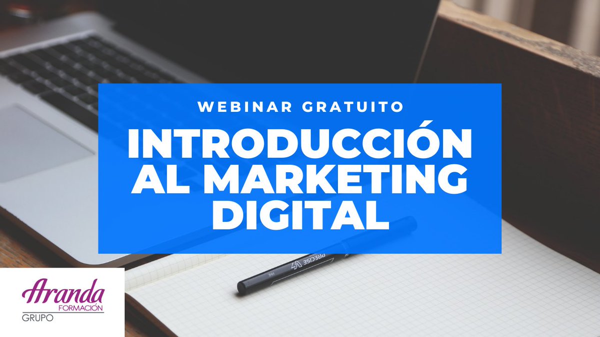 sergio_cuesta's tweet image. Hoy a las 18 horas te invito a un #webinar totalmente gratis en el que hablaré sobre las claves del #marketingdigital. Solo tienes que entrar al canal de YouTube de @ArandaFormacion  a través de este enlace youtube.com/watch?v=D3pDFC…
