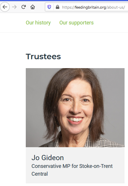 Here's a Tory MP Trustee of charity Feeding Britain voting NO...("Our vision is a UK where no one goes hungry. We want to demonstrate how hunger and its underlying causes can be addressed, and use this learning to advocate for systemic change to eliminate hunger in the UK.")