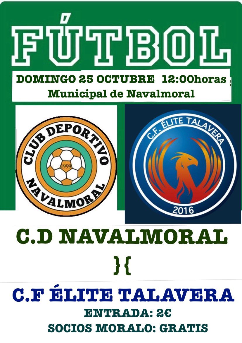 Nuevo partido de preparación, este Domingo a las 12 de la mañana en el Municipal.
Os esperamos ⚽️⚽️⚽️⚽️