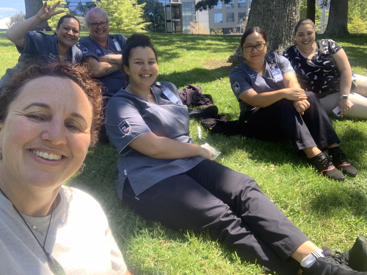 KatieKtquinney's tweet photo. Today’s joy in work. Stopping in the park with the Kaiārahi Nāhi team. Soul lifting. Thank you #joyinwork #adhb #Tuhono https://t.co/rzWGAtD7Xe