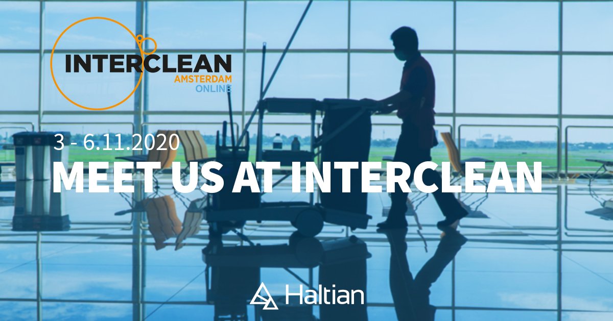 haltian's tweet photo. Meet us at @intercleanshow 2020! The World's leading virtual Cleaning and Hygiene Event 🙌
https://t.co/j458gThZGs
#Interclean #intercleanshow #interclean2020 #HaltianEvents #smartwashroom #smartbuildings https://t.co/tTh43VFUti