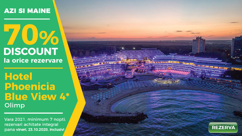 directbooking's tweet photo. Am prelungit oferta! 70% OFF pana VINERI, la Phoenicia Blue View 4*, Olimp 😊 https://t.co/IucsFSoHzC https://t.co/NIserRRglf