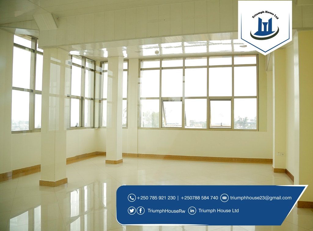 Business owners, #TriumphHouse has spacious office rooms at an affordable price and there is also a special discount.
Don't miss out!
Triumph House is located in the heart of Kimironko, the best business environment.

Call for more details: 0785921230 / 0788584740

#Rwanda