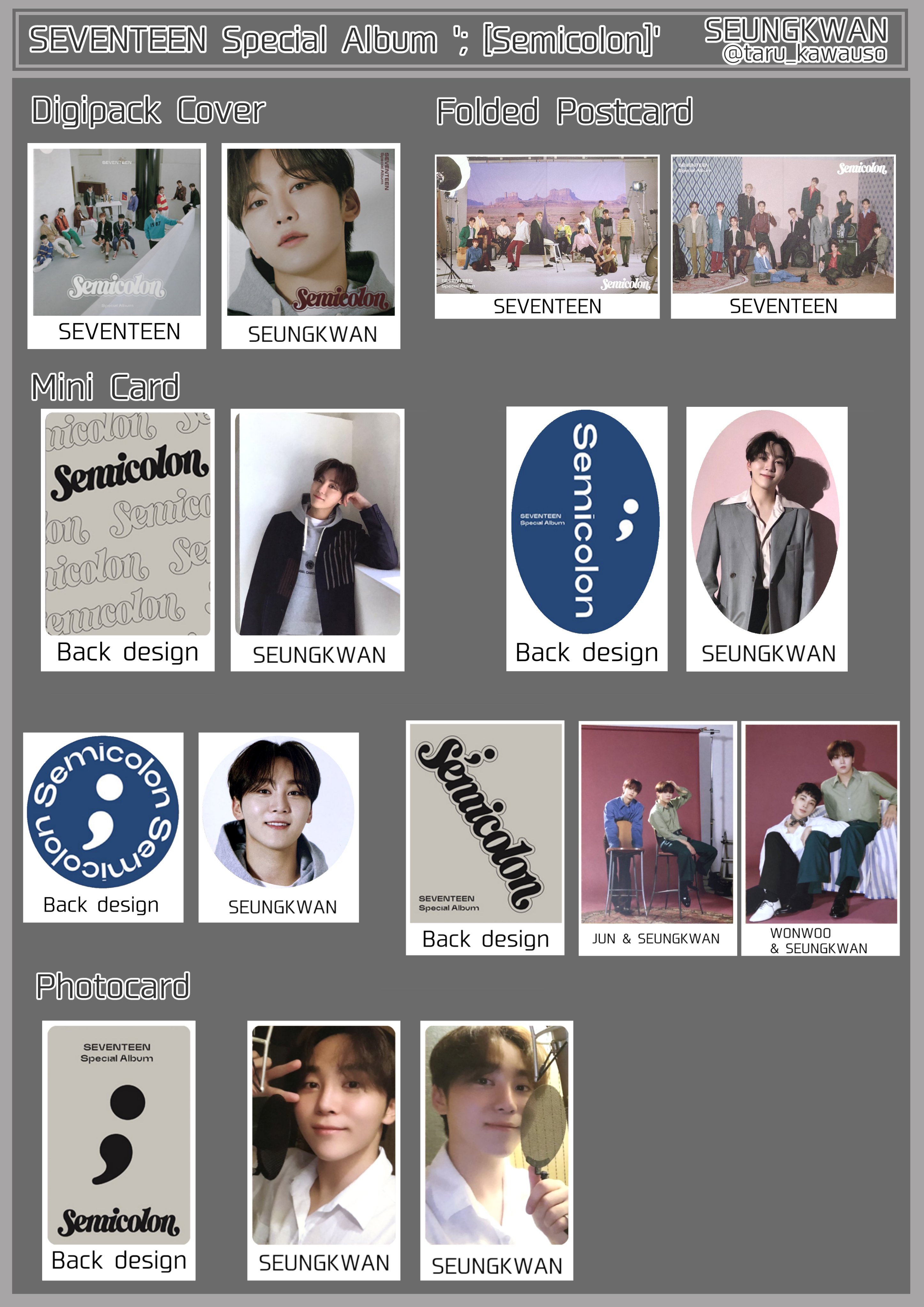 SEVENTEEN セブチ スングァン CARAT3期 トレカ(氷菓 SEVENTEEN セブチ スングァン CARAT3期 トレカ(氷菓