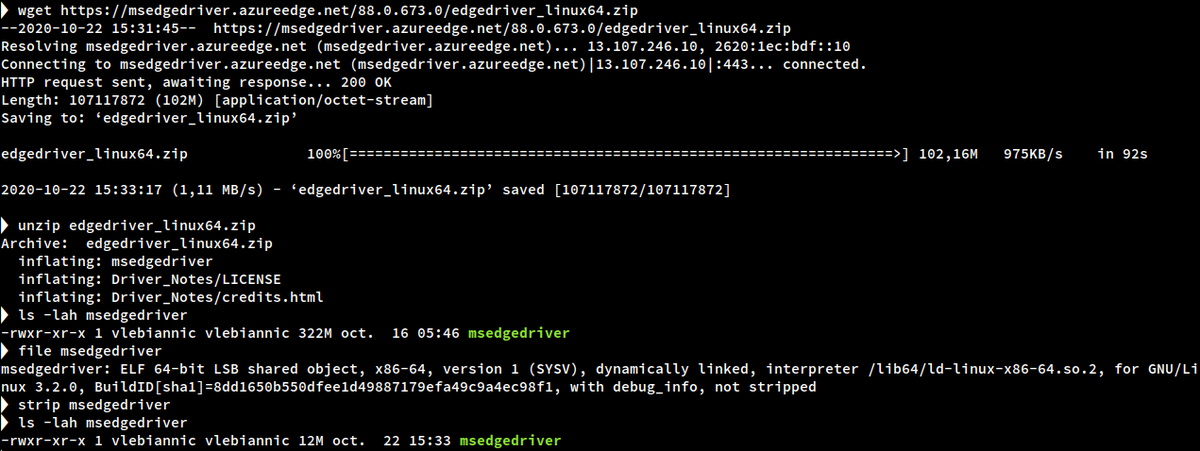 Lyrkan_'s tweet photo. @EdgeDevTools Hi, is it intended that the linux driver comes with debug info? It makes the binary *really* heavy. https://t.co/rWP4Wr5s9u