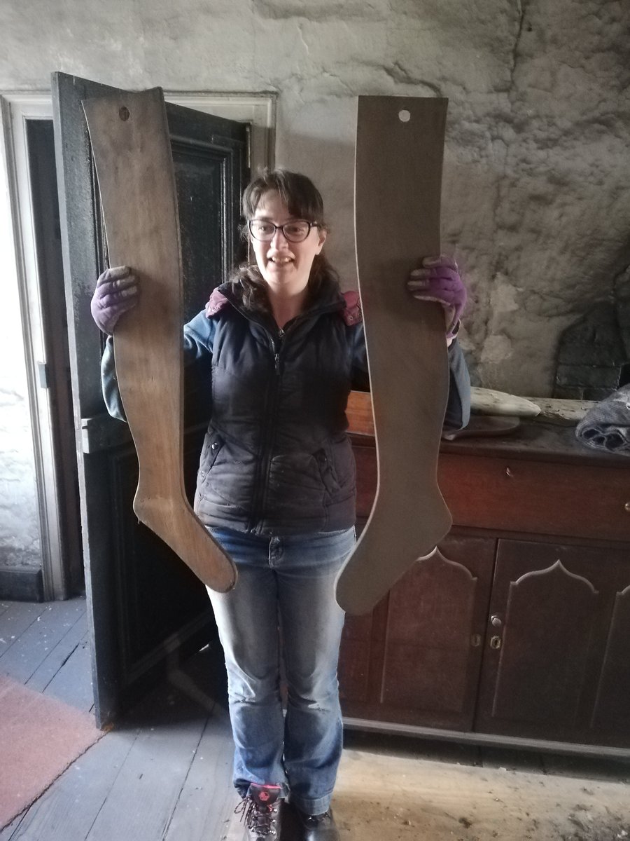 Claire was inexplicably excited to find these mystery objects in a cupboard. No one else was.......
 She knows what they are? Do you?? clue - they were found in the old dry laundry! 
#chillingtonhall #laundry #getalifeclaire