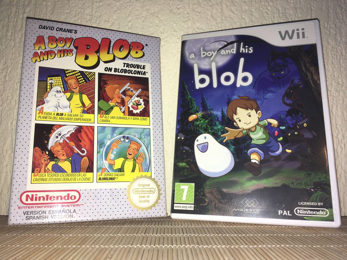 multitap4's tweet image. Mucho tiempo después... #ABoyAndHisBlob #NES #Wii #FotoColeccion