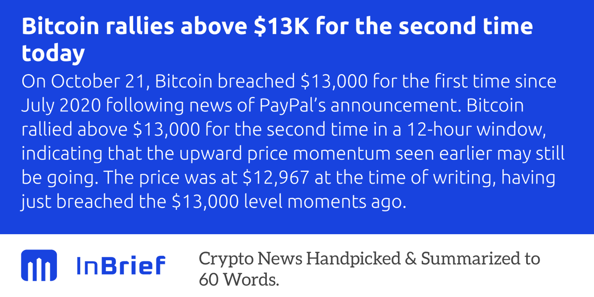inbriefapp's tweet photo. #Bitcoin $BTC #PayPal https://t.co/sHYszFCoKt