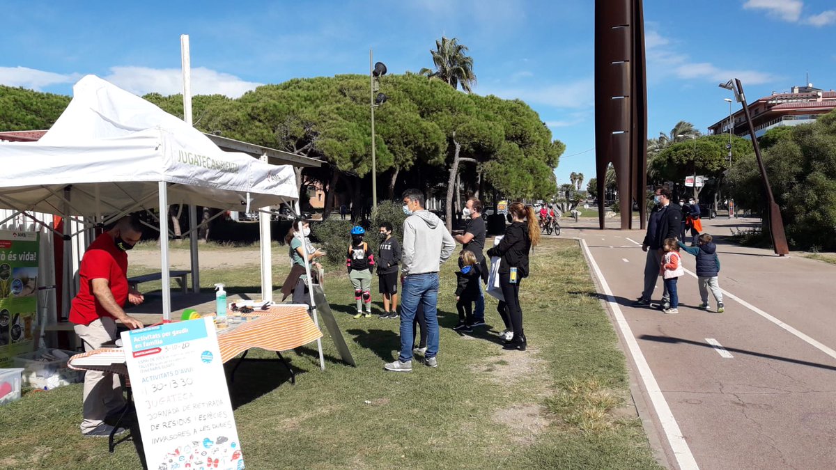📢Davant l'evolució #COVID19, queden suspeses les activitats de la Jugateca Ambiental #Gavà per als dies 24, 25 i 31 d'octubre, inclosa la plantació a les dunes #PlatgesMet
La programació es reprendrà quan la situació sanitària ho permeti
<a href="/JUGPlatjaGava/">Jugatecambiental Platja de Gavà</a> <a href="/JugatecaAMB/">Jugatecambiental AMB</a> #PlatgesGavà
