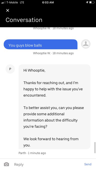 @Uber go suck a big fat one you shit ass service https://t.co/yEQHOXWgKB<a class="tags" target="_blank" title="On Twitter" href="/?out=eyJ0eXAiOiJKV1QiLCJhbGciOiJIUzUxMiJ9.eyJpYXQiOjE3MjY3MzY0MTIsImlzcyI6InR3cG9ybnN0YXJzLmNvbSIsIm5iZiI6MTcyNjczNjQxMiwiZXhwIjoxNzU4MjcyNDEyLCJyZWRpcmVjdF91cmwiOiJodHRwczovL3R3aXR0ZXIuY29tL1ViZXIifQ.h9aYVLaAA8CP3fUfd-oD8rgdMqAX6jFh7h4DxWrhVchAHzI62sgKn_An9MI6Ca5gRBw92l19cfYklPe9HbCa1g">@Uber</a><a href="/tag/cryptotab"class="tags"><span>#cryptotab</span></a>
