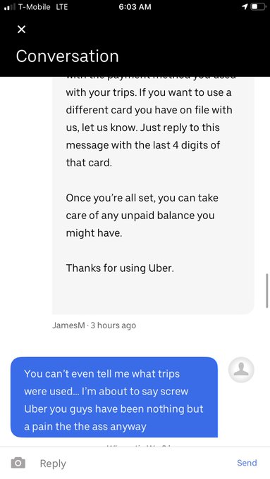 @Uber go suck a big fat one you shit ass service https://t.co/yEQHOXWgKB<a class="tags" target="_blank" title="On Twitter" href="/?out=eyJ0eXAiOiJKV1QiLCJhbGciOiJIUzUxMiJ9.eyJpYXQiOjE3MjY3MzY0MTIsImlzcyI6InR3cG9ybnN0YXJzLmNvbSIsIm5iZiI6MTcyNjczNjQxMiwiZXhwIjoxNzU4MjcyNDEyLCJyZWRpcmVjdF91cmwiOiJodHRwczovL3R3aXR0ZXIuY29tL1ViZXIifQ.h9aYVLaAA8CP3fUfd-oD8rgdMqAX6jFh7h4DxWrhVchAHzI62sgKn_An9MI6Ca5gRBw92l19cfYklPe9HbCa1g">@Uber</a><a href="/tag/cryptotab"class="tags"><span>#cryptotab</span></a>