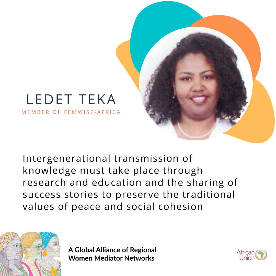WomenMediators's tweet photo. 🟠🔵 @DubiLedet from @FemWiseAfrica 🎙️shares recommendations from Working Group 3 on 'Women and Indigenous Knowledge in Mediation and Conflict'
#WomenMediators #GlobalAlliance2020

🟡#WomenMediators #GlobalAlliance2020
#FemmesMediatrices #AllianceMondiale2020 https://t.co/qbXEBckelC