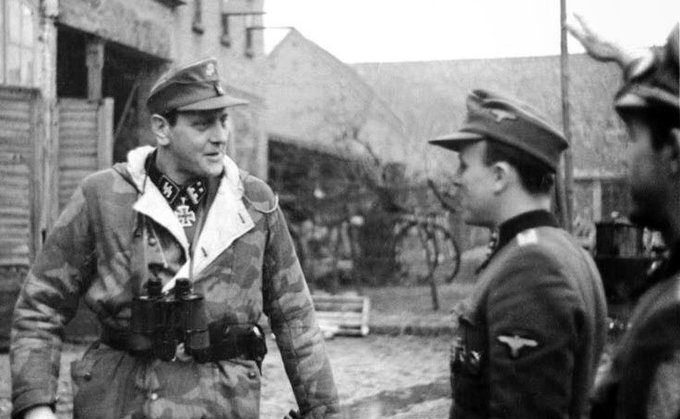 WWII Pictures on Twitter: "This day in 1944, Hitler informed Skorzeny, one of his favorite commandos, to form a special brigade, Panzer Brigade 150, to infiltrate Allied lines in US uniforms and