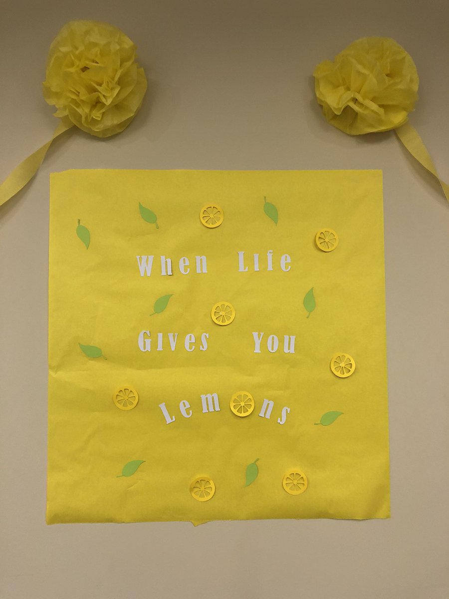 Celebrating our amazing staff today with our first “When Life Gives You Lemons...” Day. They have done a great job this year rising to the challenge and serving our students. 🍋