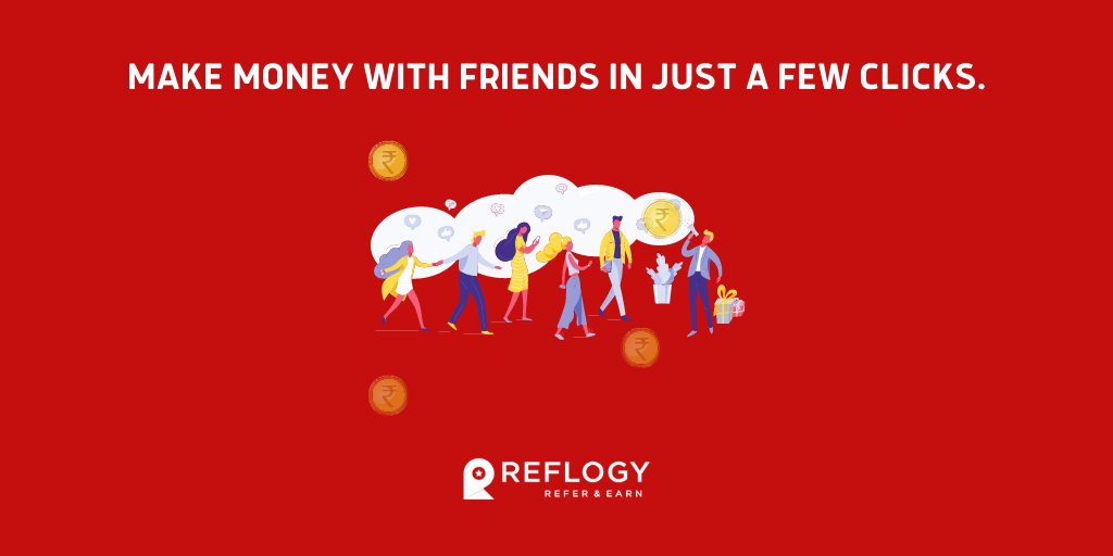 Reflogy_Inc's tweet photo. 😊 Make money with friends in just a few clicks. Download Reflogy app now 👉 https://t.co/7zaDMOa2xZ

#referandearn #makemoney #makemoneywithfriends #referandearnrewards #referandearnmoney #reflogy #earnindia https://t.co/Um37ELMQCn