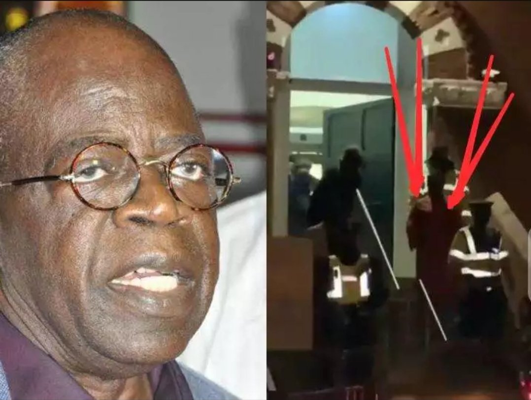 Tinubu Allegedly Moved From His Hotel Room In France After Nigerians Gathered In Front Of His Hotel

#EndSARS