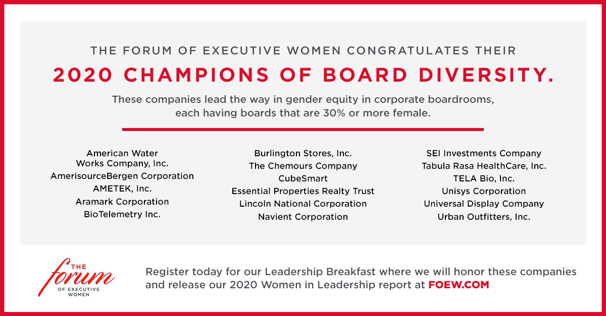 AMETEKInc's tweet photo. We're honored to be named a Champion of Board Diversity by @FOEWPHL for the sixth consecutive year. As a global company with a highly diverse workforce, we're committed to fostering and promoting an inclusive work environment. Read more: https://t.co/B20IzcEet2 https://t.co/u6YIaRH5k9