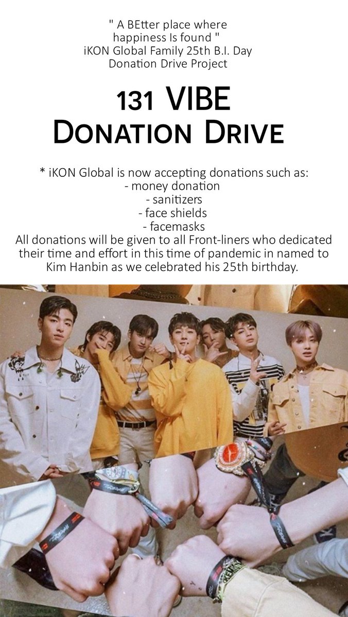 iKONGlobalProds's tweet photo. #131vibeDonationDrive

❤ https://t.co/dow1PQgHS8