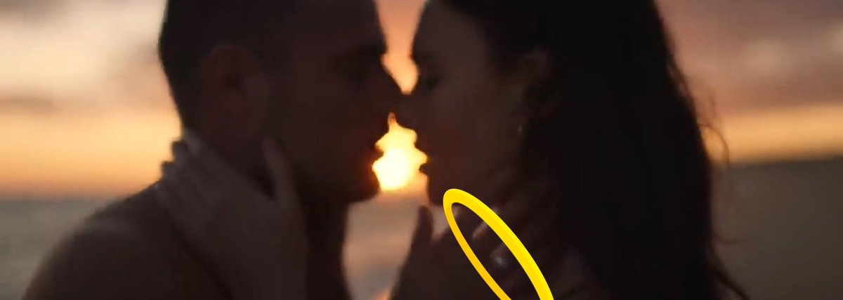 it’s also worth noting that in half of the video l’s lover has blonde hair, but in the end scene she has brown hair. there are two versions of his lover, but he’s only happy at the end with one of them. they are also literally wearing rings on their right hands (promise rings)
