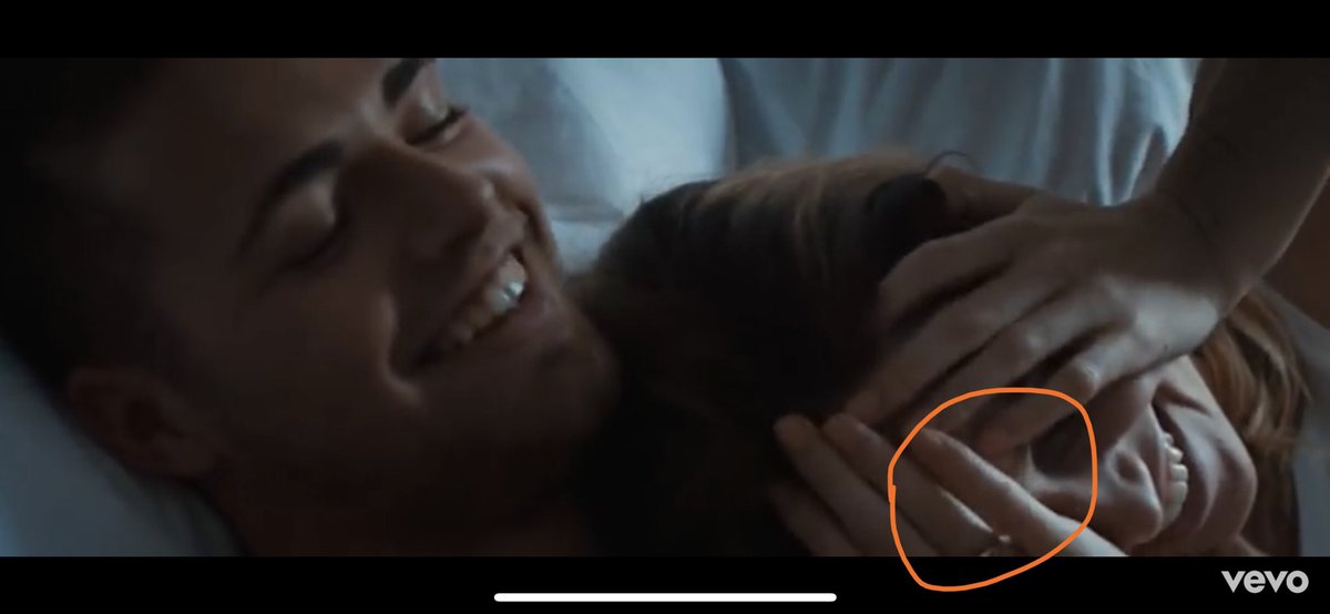 it’s also worth noting that in half of the video l’s lover has blonde hair, but in the end scene she has brown hair. there are two versions of his lover, but he’s only happy at the end with one of them. they are also literally wearing rings on their right hands (promise rings)
