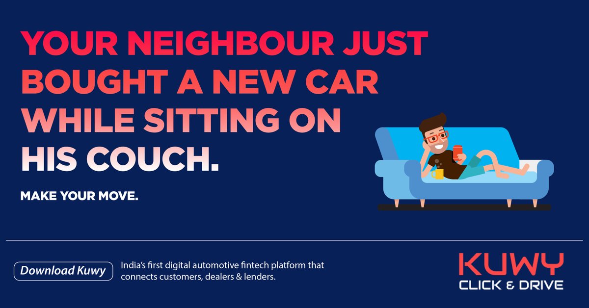 KuwyTech's tweet photo. Be a go-getter and purchase that new #car for your family! Download the #Kuwy app and connect with the right #auto #dealers and #lenders today.
#Android: https://t.co/KImnm56thj | #iOS: https://t.co/RS7sDOP9JT
#ClickandDrive #DigitaLending #AutoFinance #Fintech #Automotive #Cars https://t.co/QMiEv0JaL8