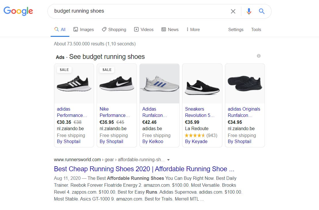 When I search for a shopping item or a hotel, I am really looking to make a purchase. Doesn't the operation of markets imply that the most efficient firm gets the top ad placement? How is that bad for me?E.g. Unclear that the second result is a better response to my search