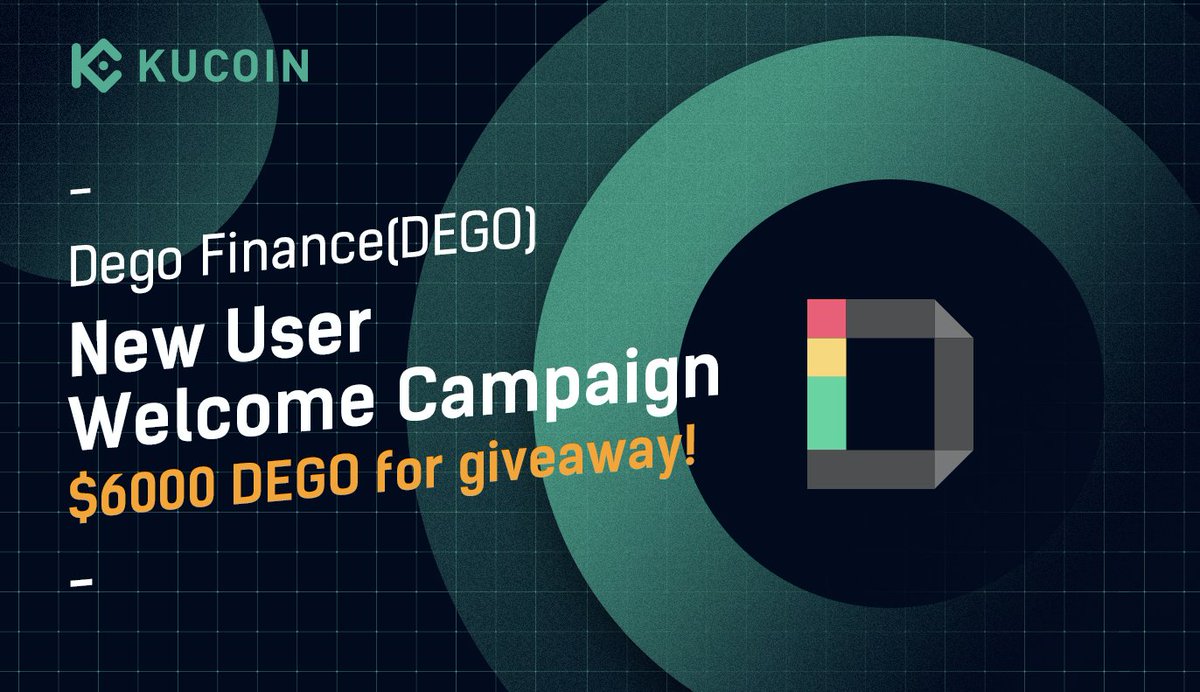 kucoincom's tweet photo. To celebrate the NFT-DEGO Mining Campaign on Pool-X, we are welcoming all new users with $6,000 in $DEGO tokens to give away! ➡️ Join here: https://t.co/atACMOEB92

💰 RT this post, follow @kucoincom &amp; @dego_finance, we will select 5 winners to receive $20 in DEGO each on Oct 26. https://t.co/L0NBAzXT0O