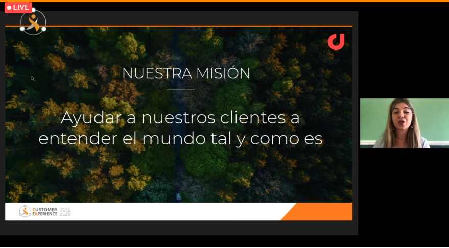 jotace_lozano's tweet photo. Ya podemos escuchar la ponencia de Ana María Cardaba, Account Executive de @Digimind_ES #DigitalCX20 https://t.co/VTFRb7xw6H