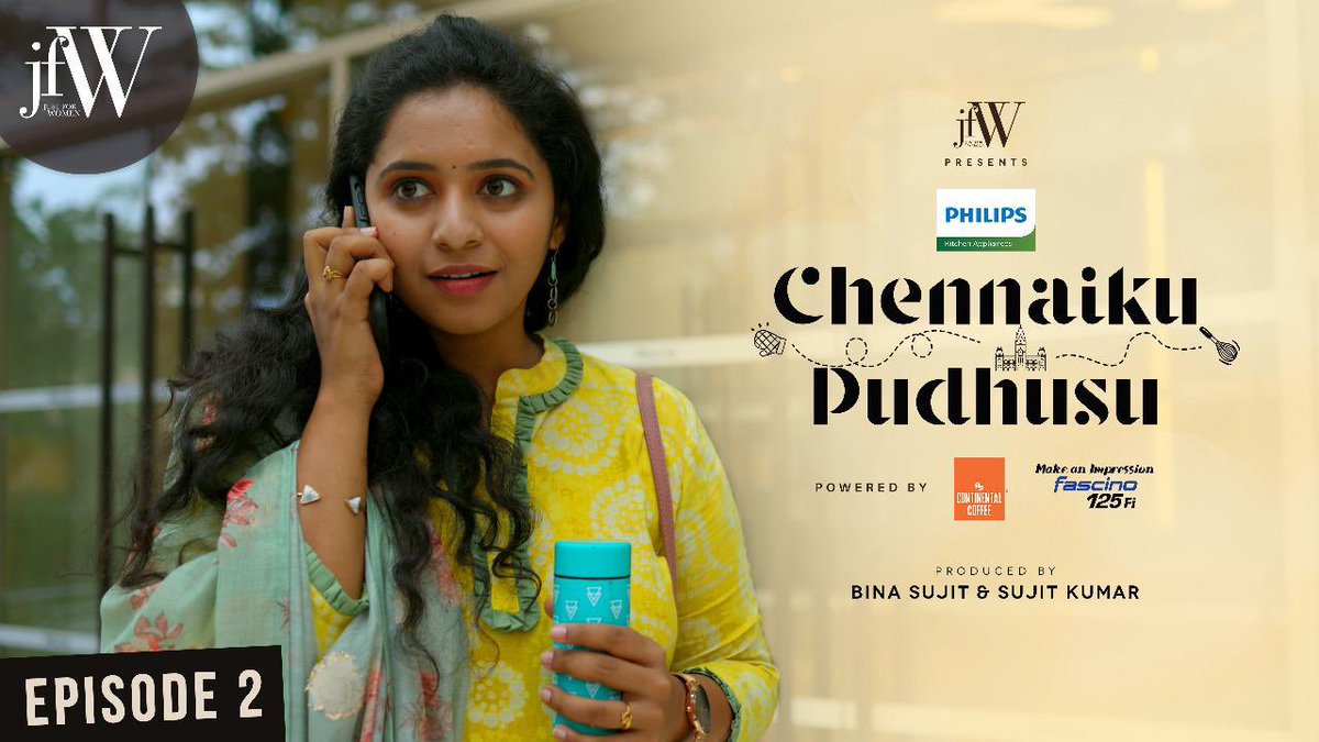 jfwdigital's tweet photo. WATCH: Did you like the first episode? You are for sure to love the second one! ❤️ Check out the 2nd episode of Chennai Ku Pudhusu featuring @Mirchisaru! 😍

https://t.co/ZsMITspo8S https://t.co/mDKzG7PFF0