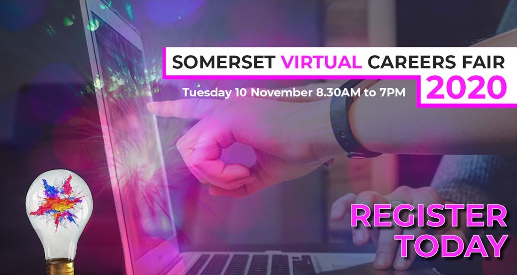 The Virtual Somerset Careers Fair is an excellent opportunity for students to meet and engage with employers, colleges and training providers in Somerset. Students can now register to attend the <a href="/SSCareers_Fair/">Somerset Careers Fair</a> taking place Tues 10th Nov! #CareersFair  somersetcareersfair.vfairs.com/en/registratio…