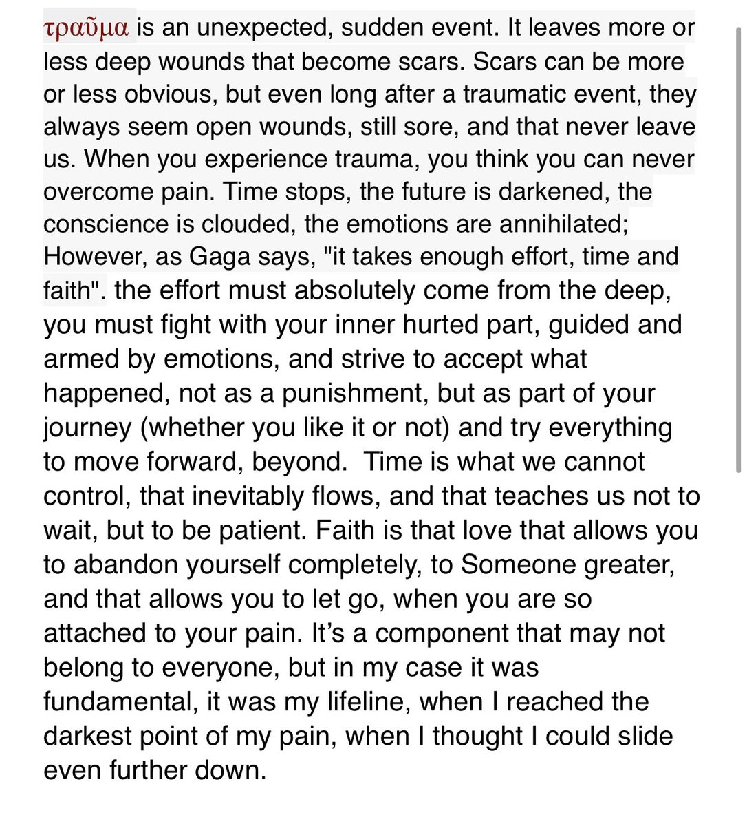 Lady_Gada's tweet photo. @ladygaga you helped me to heal my soul and mind with your sines from #Chromatica. I needed to tattoo this feeling on my skin. #poetryofpain #potraitofpain #traumaistheultimatekiller #1000doves #replay #funtonight #sinefromabove #alice #ladygagatattoo @hauslabs @ladygaganownet https://t.co/zMjQVgOd90