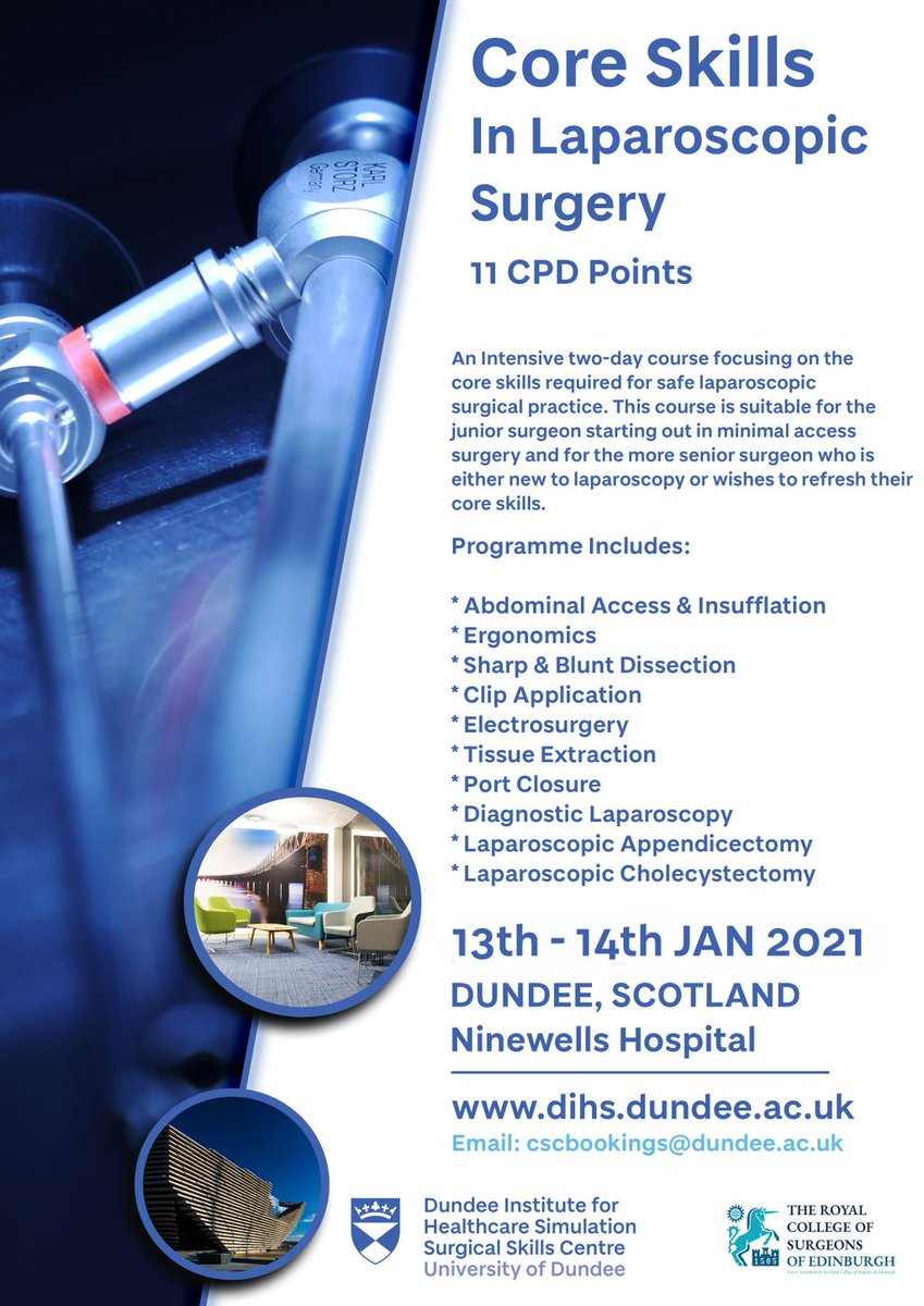 DIHS_Surgical's tweet photo. Amazing feedback already from the Core Laparoscopic Skills Course last week, thank you so much 😊 "I particularly liked the opportunity to use all of the real equipment in a simulated environment". "Very hands on, friendly instructors and realistic models."https://t.co/han9ZNlSYp https://t.co/TJ4REoXKgL