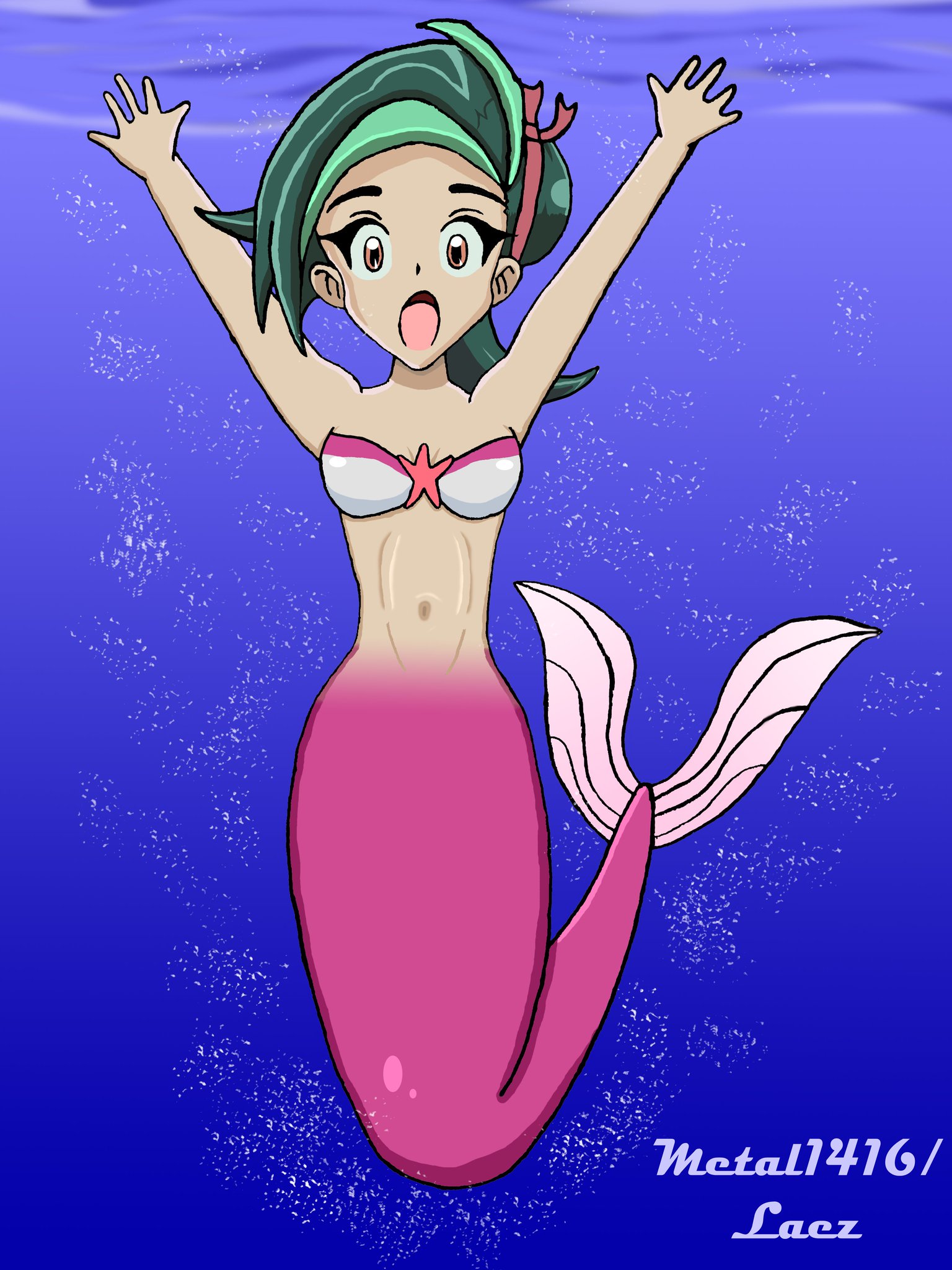 ♡Mermaidページ♡ MA*RS】ZIPクロスブラウス - ブラック size-F | 地雷系・量産型