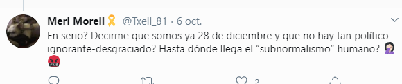 ZeaMiguel's tweet photo. @Txell_81 @Candela_white @gabrielrufian Y lo dices tú? https://t.co/a3JFZ0FTj6