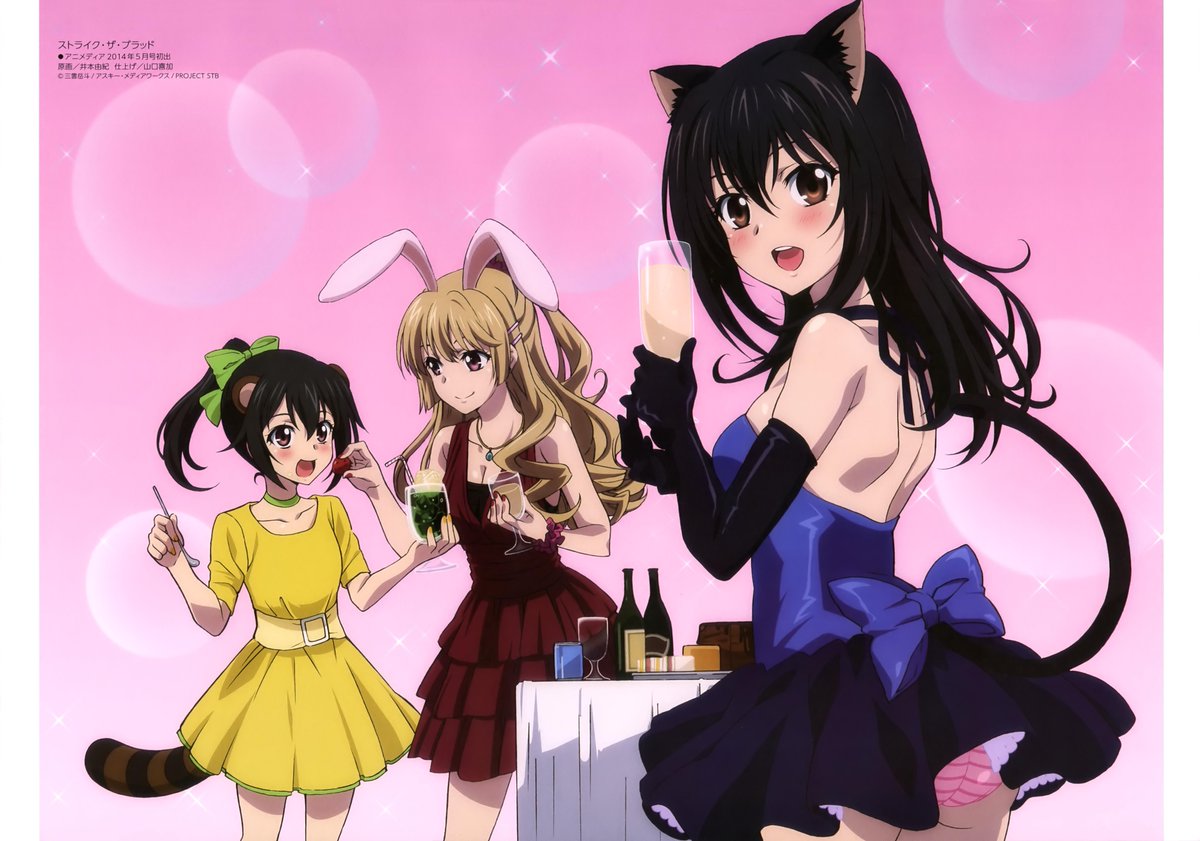 Kemomimi Bunny Girl Anime Chara Bot ストライク ザ ブラッド Strike The Blood 暁 凪沙 藍羽浅葱 姫柊 雪菜 Nagisa Akatsuki Asagi Aiba Yukina Himeragi 1 T Co Atuvciacgm