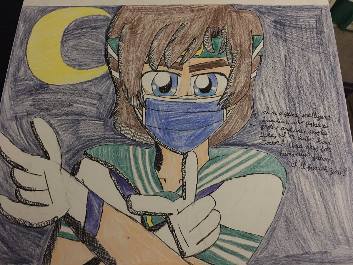 #FanArt Second version #Remake: #SailorMoon speech pose, #TheGoodDoctor style! π·πβ€οΈπ§‘ππππ
Shaun: Iβm a gifted, intelligent Guardian, who fights to protect and save peopleβs lives, Iβm Sailor Good Doctor! And now, for humanityβs future, Iβll punish you! π·β€οΈπ§‘ππππ https://t.co/uIZs9CfYrE