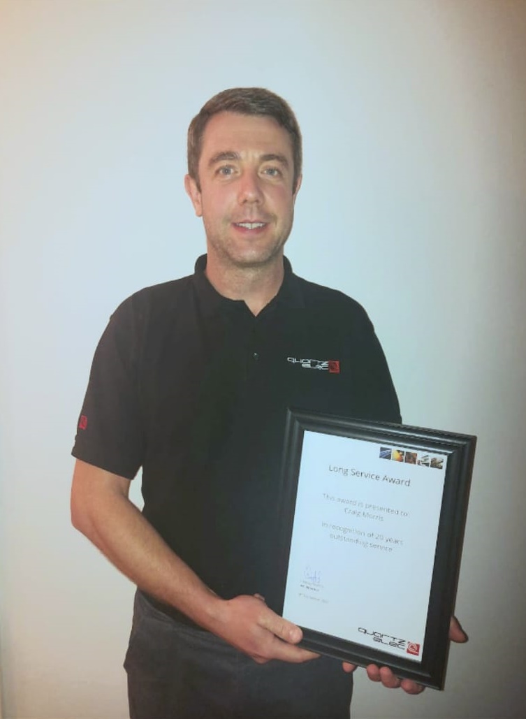 quartzelecltd's tweet image. Quartzelec would like to thank Craig Morris, Contracts Engineer for 20 Years’ service at our #Wrexham facility. A brilliant achievement. Well done and thank you! 

#QuartzelecPeople #RecognitionAndReward #UnparalleledInEngineeringServices