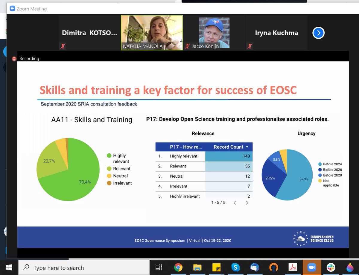NI4OS_eu's tweet image. Skills and training are key factors for the success of EOSC.

#happeningnow at the #EOSCSymposium2020