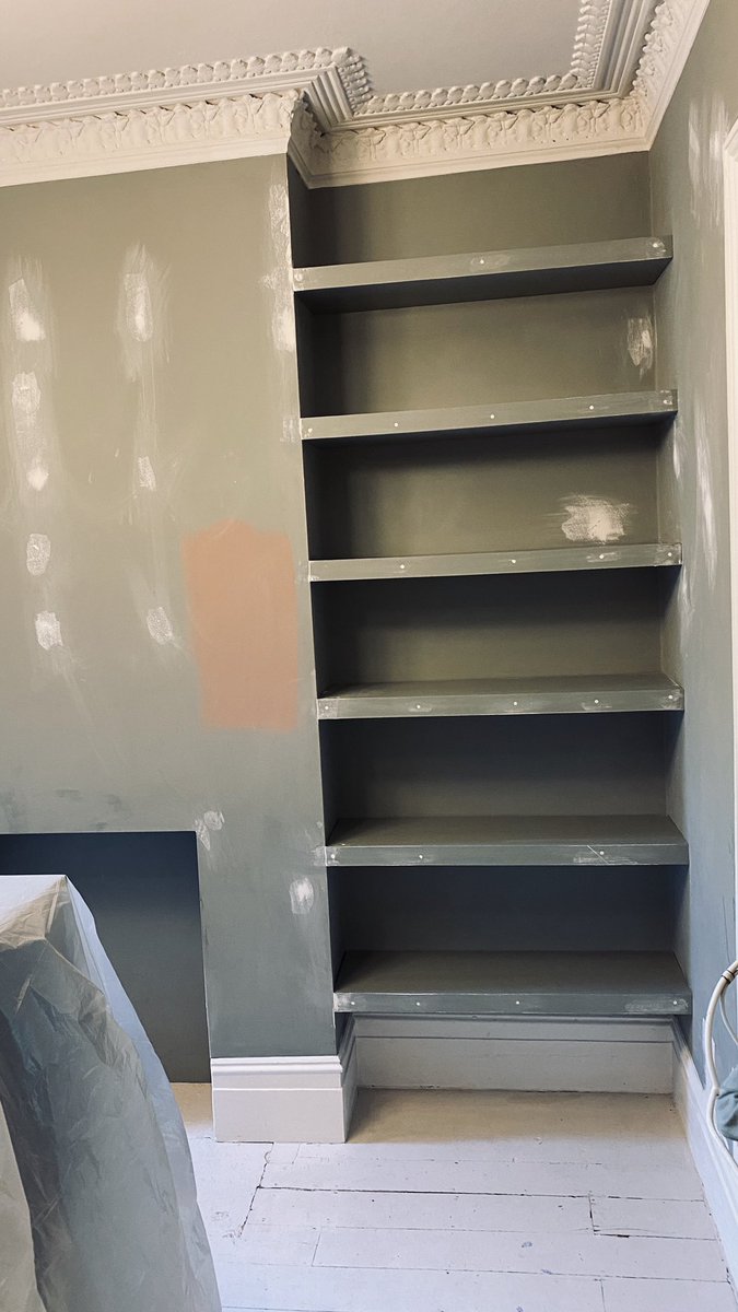 BespokeDecorUK's tweet photo. One more room after preparations @ToupretUK ready for painting @FarrowandBallUS @FarrowandBall we donโt know the colour yet but we should find out very soon, more updates coming.
.
.
.
#interiordesign #interiorpainting #Londonpainter #paintingdecorationg #london #bespokedecoruk https://t.co/3gEFbEiTB5